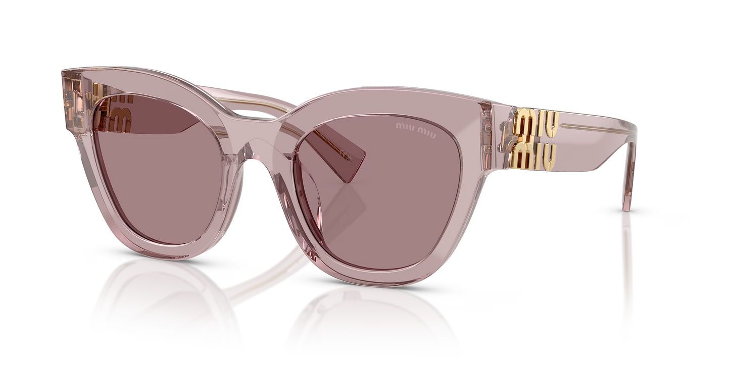 MIU MIU MU 01YS Violet-Violet Sunglasses