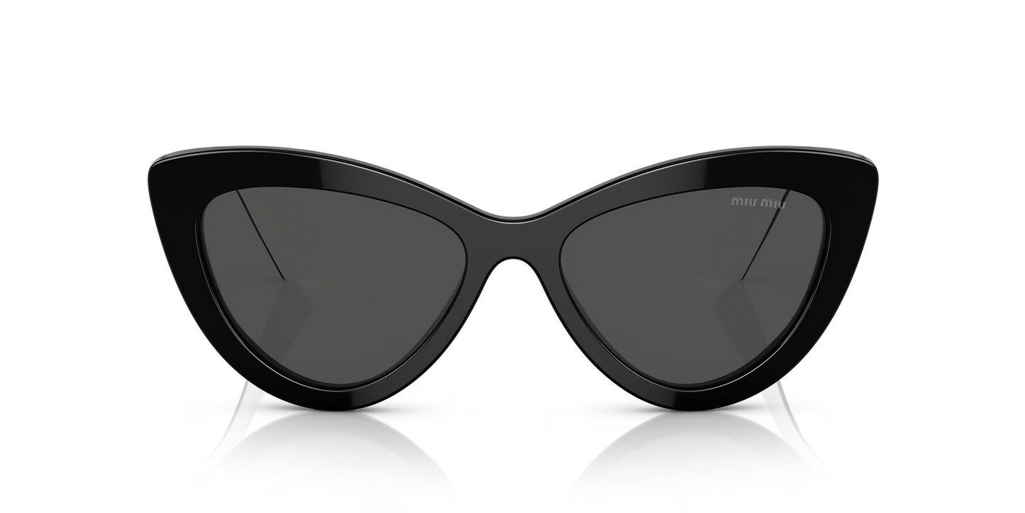 משקפי שמש מיו מיו שחור-אפור | MIU MIU MU 04YS Black-Grey