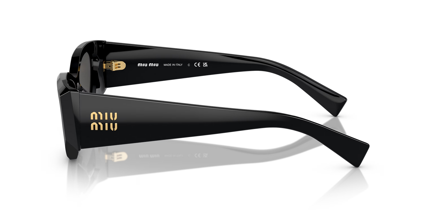 משקפי שמש מיו מיו שחור-אפור | MIU MIU MU 06YS Black-Grey