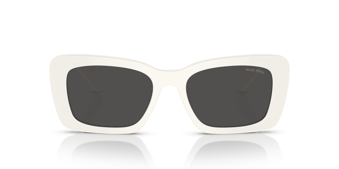 משקפי שמש מיו מיו לבן-אפור | MIU MIU MU 07YS White-Grey