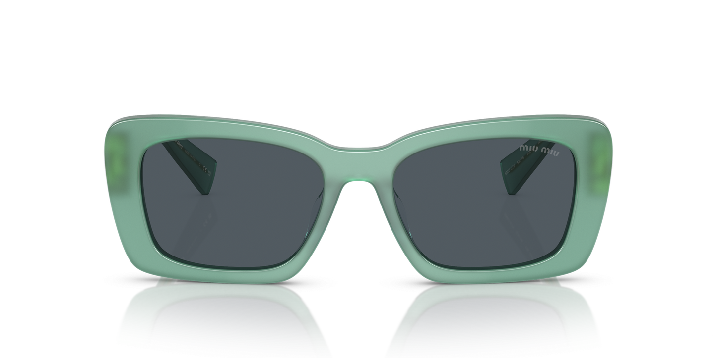 משקפי שמש מיו מיו ירוק-אפור | MIU MIU MU 07YS Green-Grey