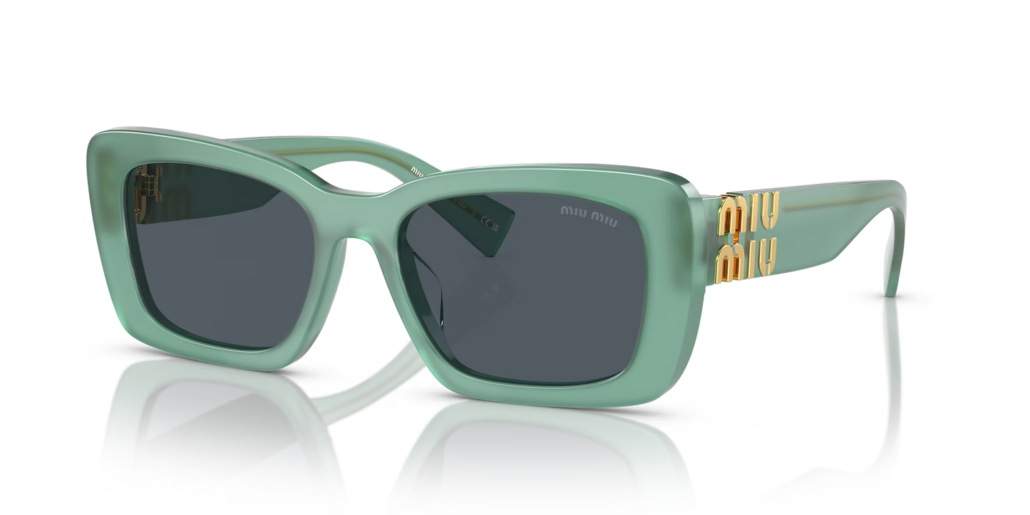 משקפי שמש מיו מיו ירוק-אפור | MIU MIU MU 07YS Green-Grey