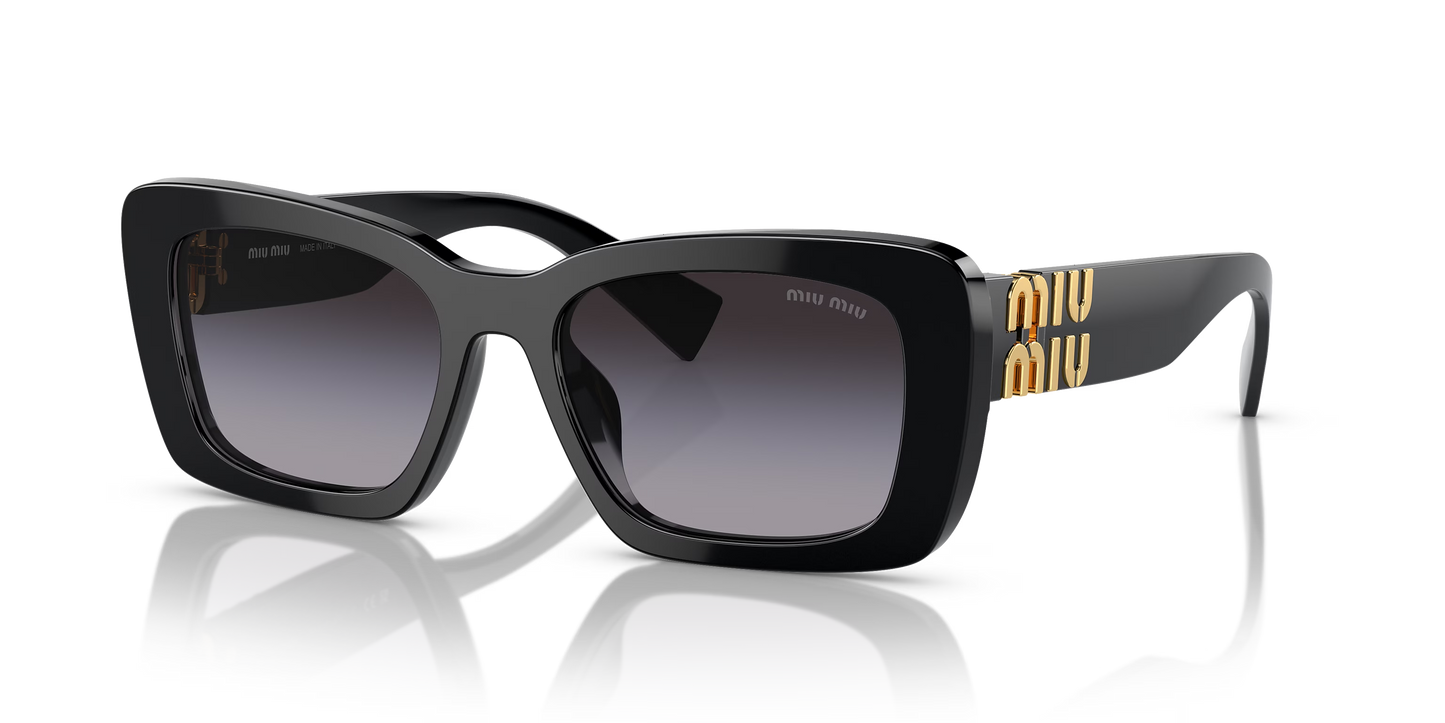 משקפי שמש מיו מיו שחור-אפור | MIU MIU MU 07YS Black-Grey