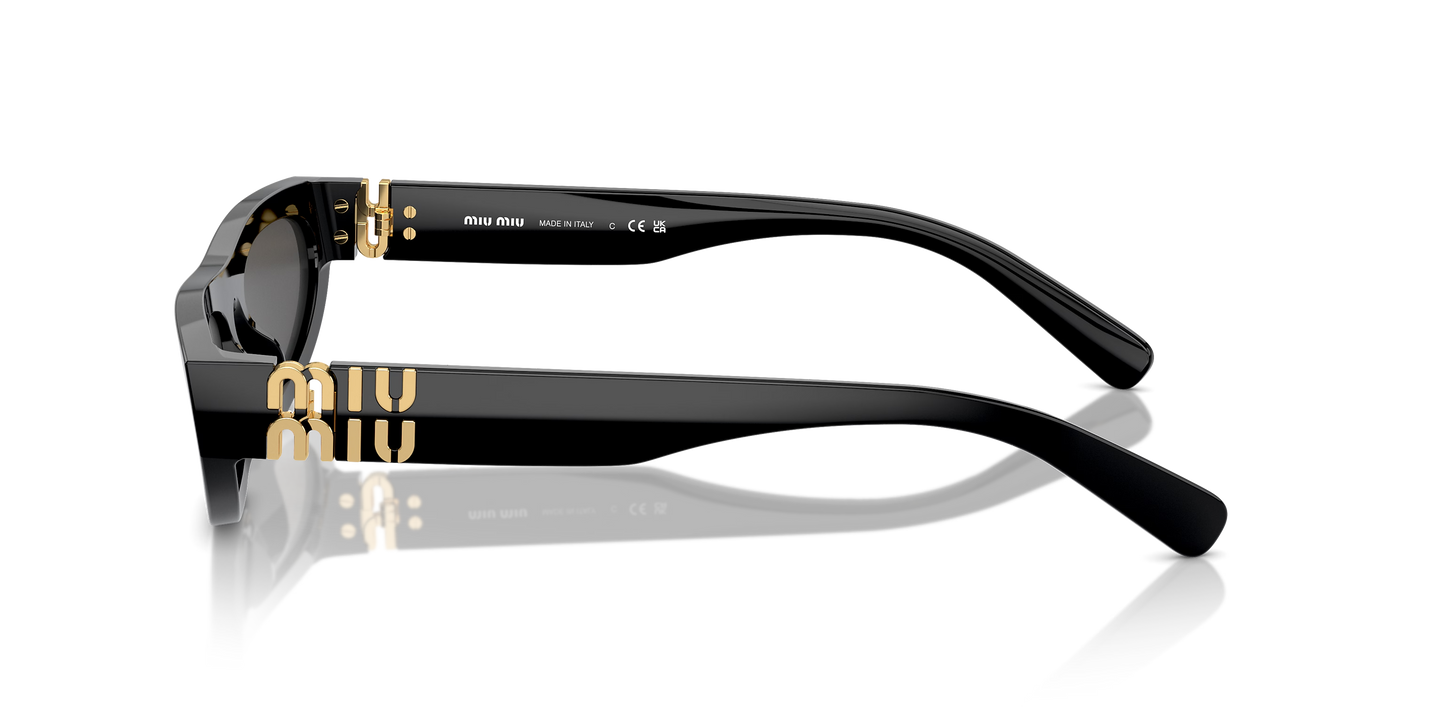 MIU MIU MU 07ZS Black-Grey Sunglasses