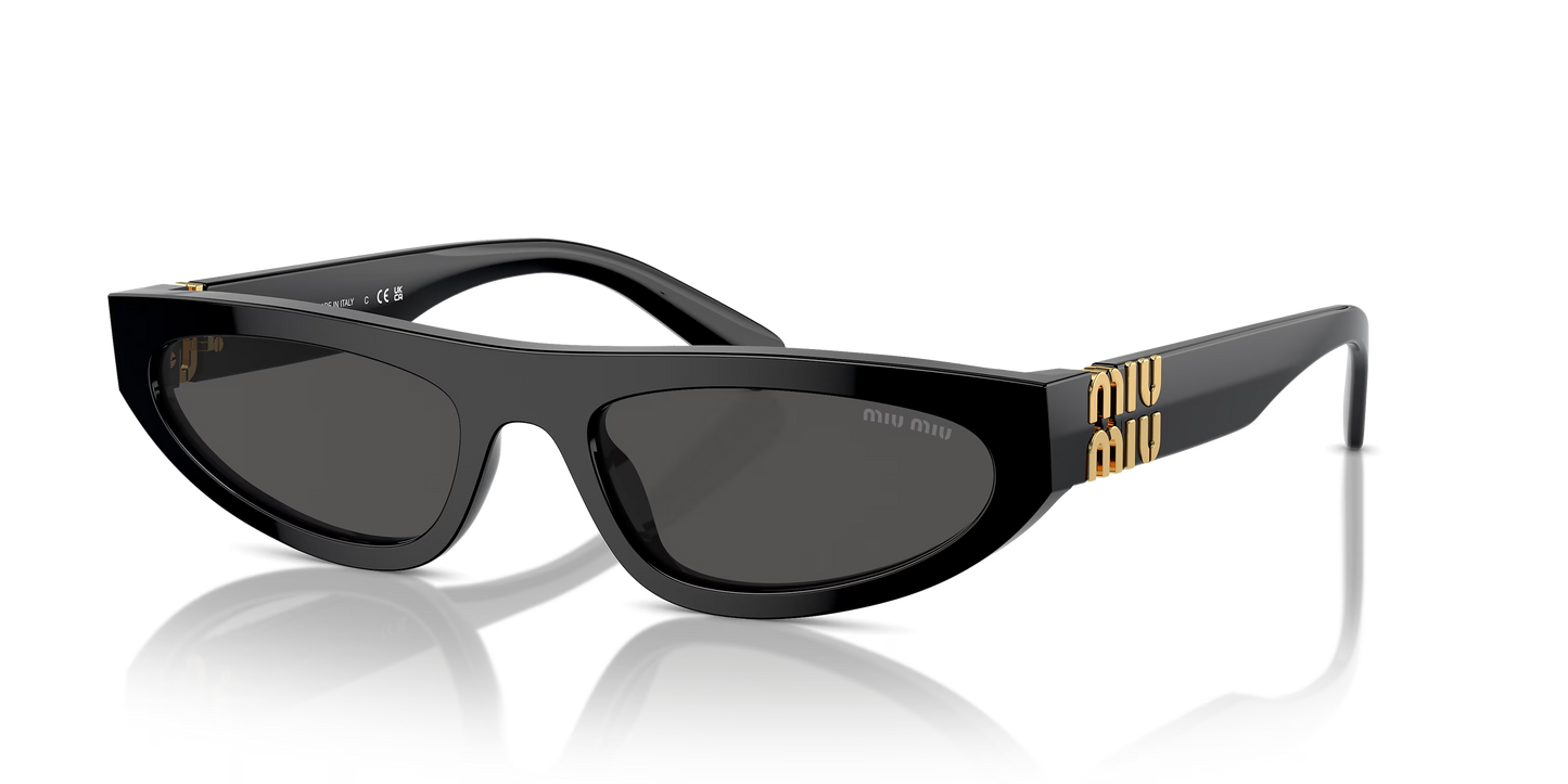 MIU MIU MU 07ZS Black-Grey Sunglasses