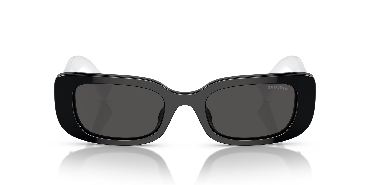 משקפי שמש מיו מיו שחור-אפור | MIU MIU MU 08YS Black-Grey