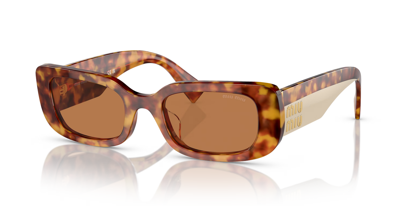משקפי שמש מיו מיו צב-חום | MIU MIU MU 08YS Tortoise-Brown