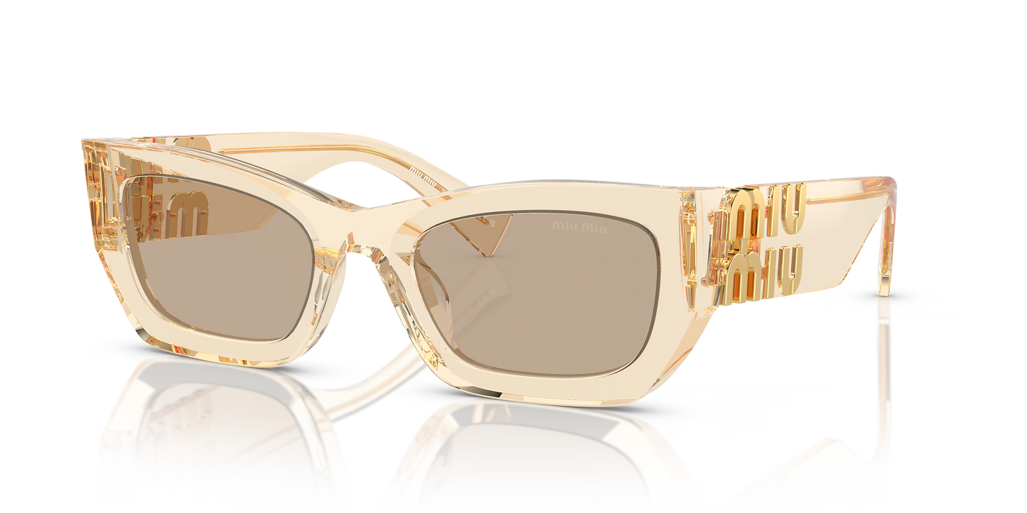 משקפי שמש מיו מיו חום-חום | MIU MIU MU 09WS Brown-Brown