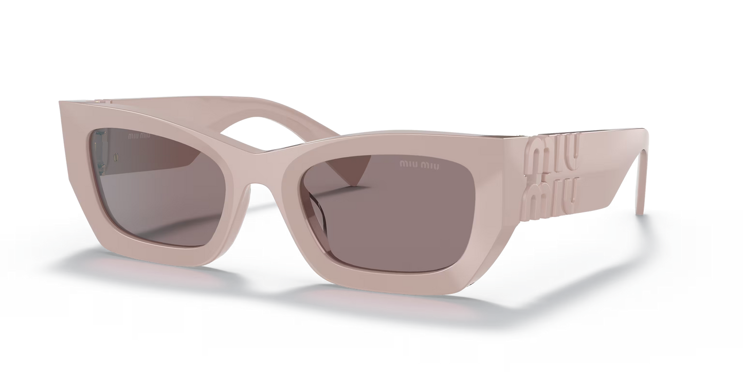 משקפי שמש מיו מיו ורוד-סגול | MIU MIU MU 09WS Runway Pink-Violet