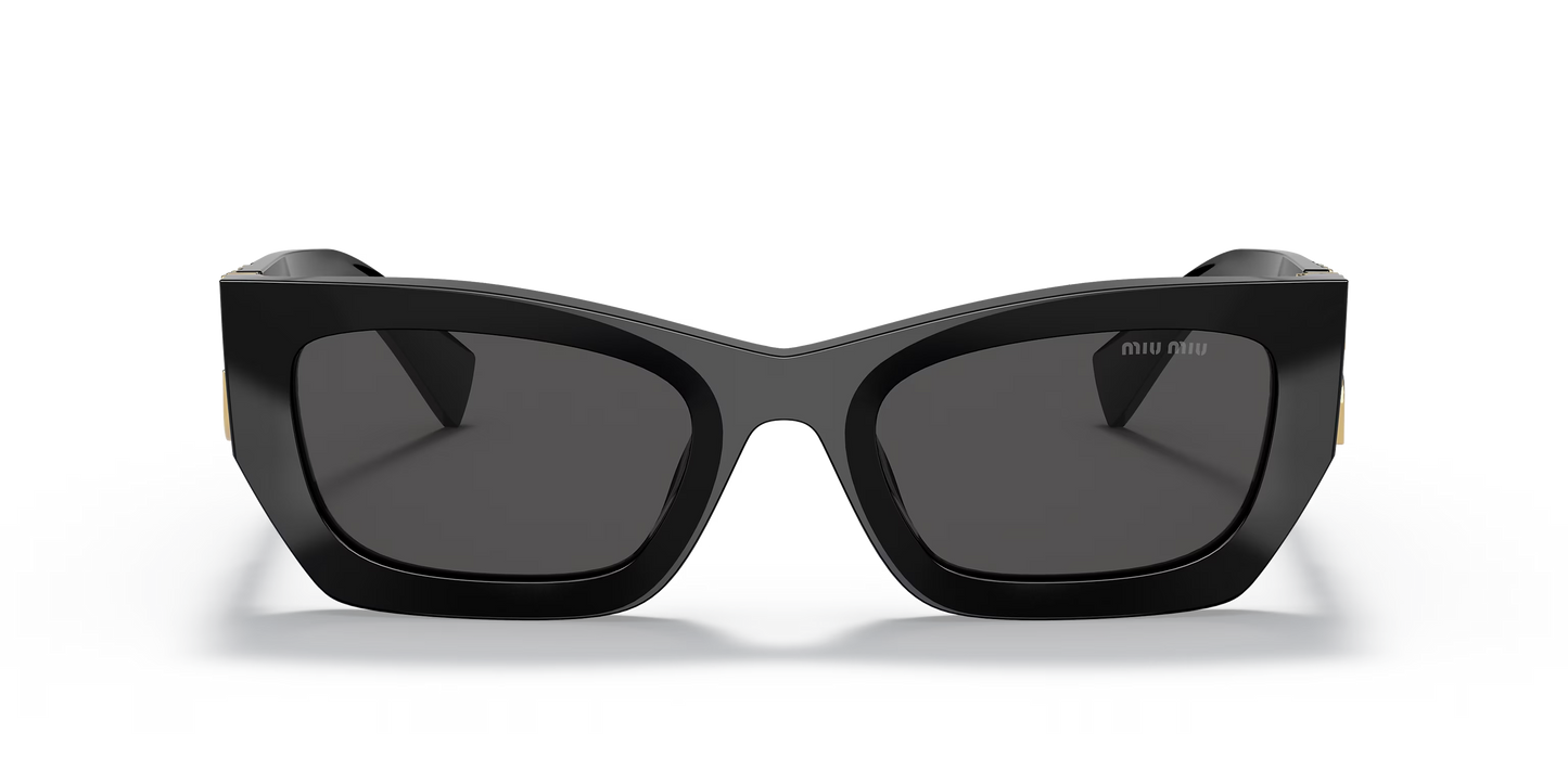 משקפי שמש מיו מיו שחור-אפור | MIU MIU MU 09WS Runway Black-Grey