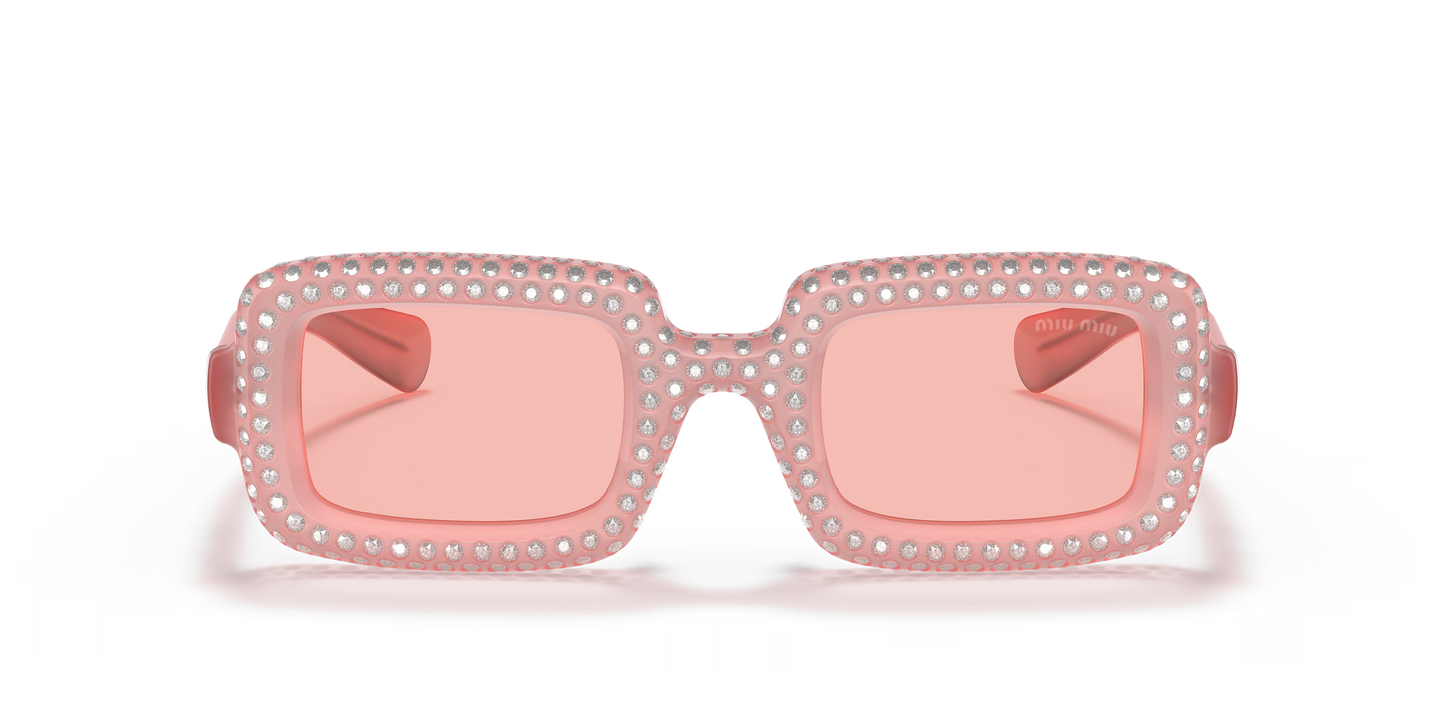 משקפי שמש מיו מיו ורוד-ורוד | MIU MIU MU 09XS Pink-Pink