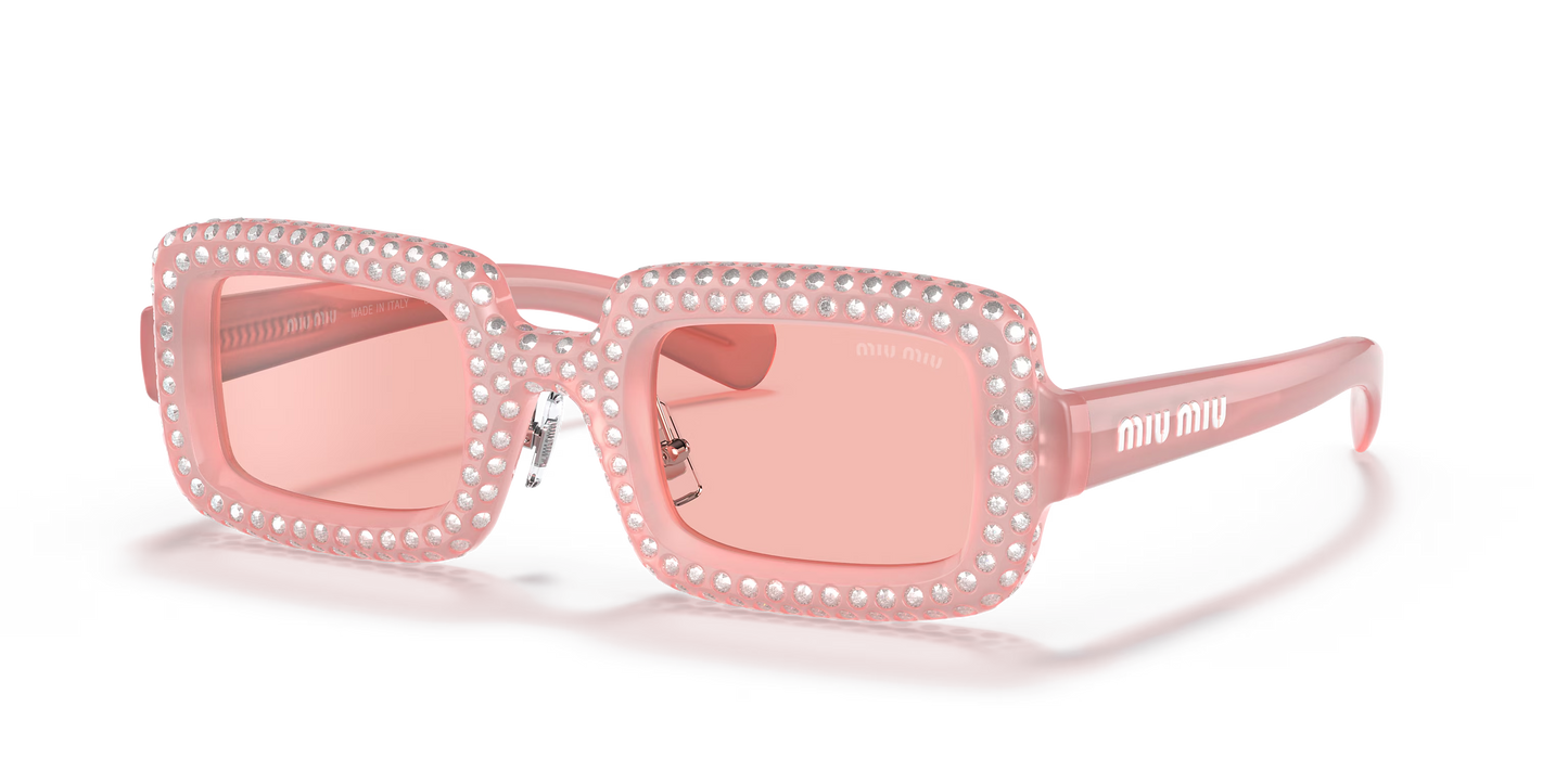 משקפי שמש מיו מיו ורוד-ורוד | MIU MIU MU 09XS Pink-Pink