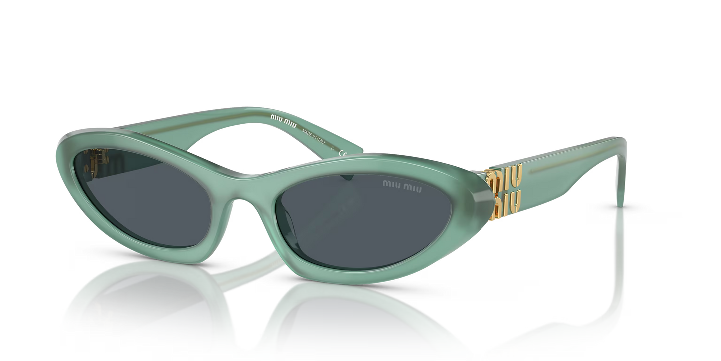 משקפי שמש מיו מיו כחול-אפור | MIU MIU MU 09YS Blue-Grey