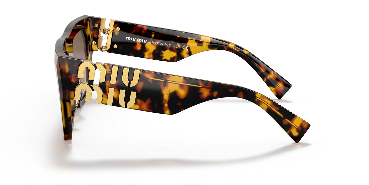 משקפי שמש מיו מיו צב-חום | MIU MIU MU 10WS Tortoise-Brown