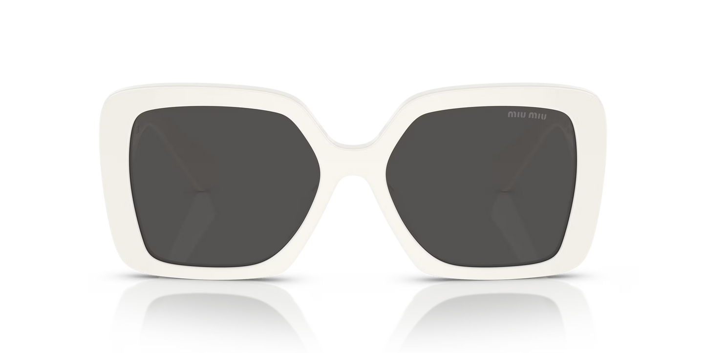 משקפי שמש מיו מיו לבן-אפור | MIU MIU MU 10YS White-Grey