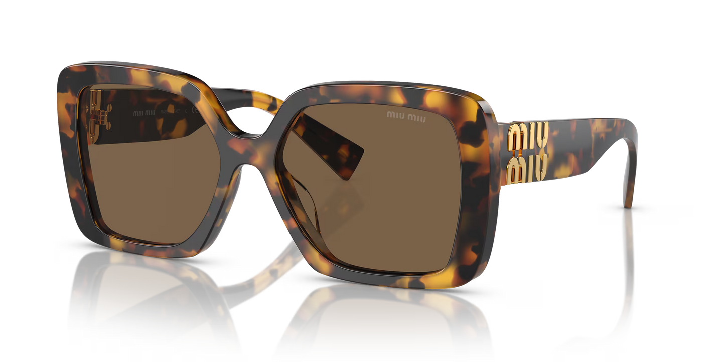 משקפי שמש מיו מיו צב-חום | MIU MIU MU 10YS Tortoise-Brown