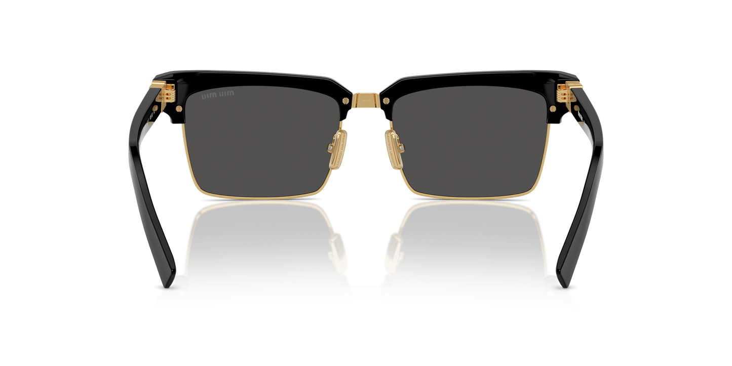 Miu Miu sunglasses in black-dark grey | MIU MIU MU 10ZS Black-Dark Grey