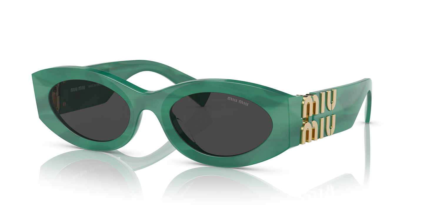 משקפי שמש מיו מיו ירוק-אפור | MIU MIU MU 11WS Green-Grey