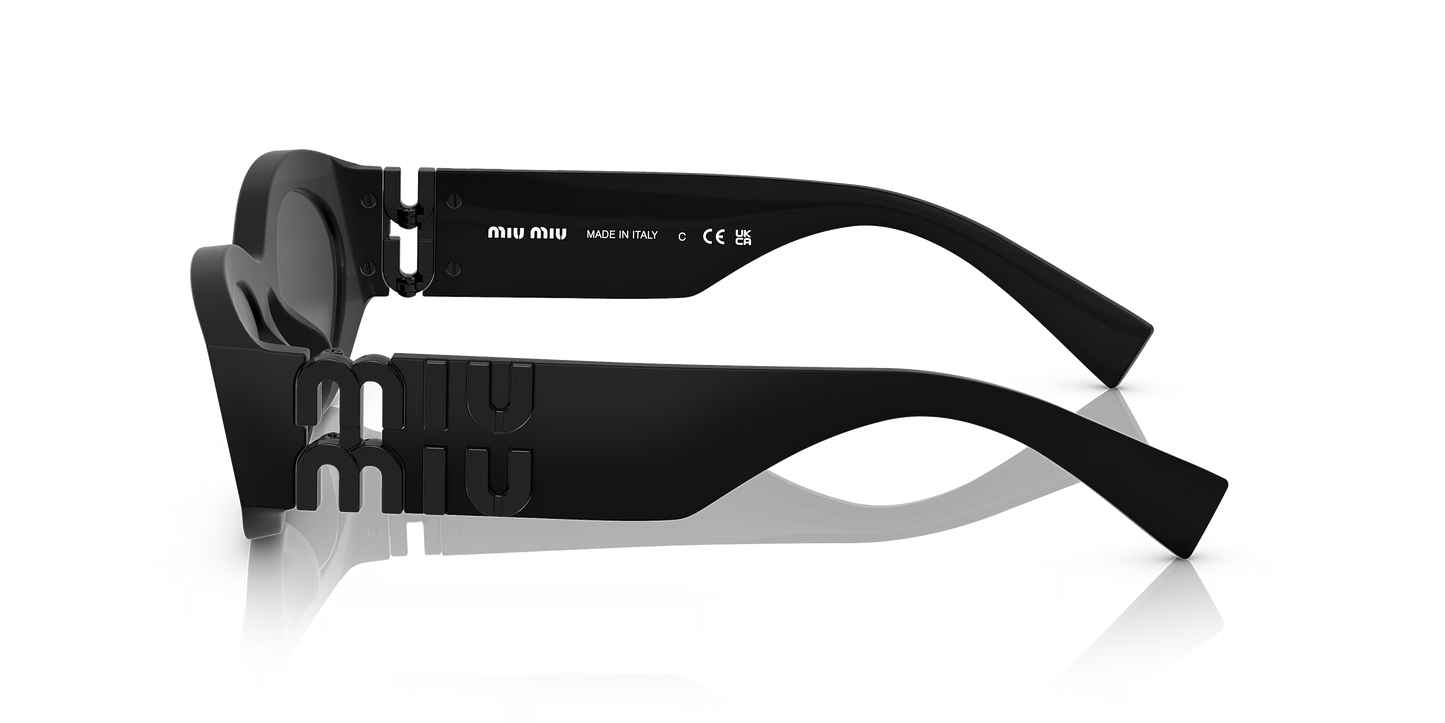 משקפי שמש מיו מיו שחור-אפור | MIU MIU MU 11WS Black-Grey