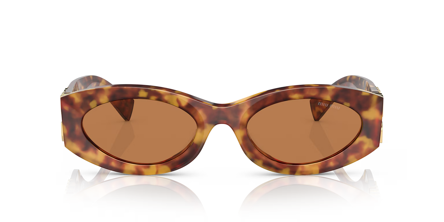 משקפי שמש מיו מיו צב-חום | MIU MIU MU 11WS Tortoise-Brown