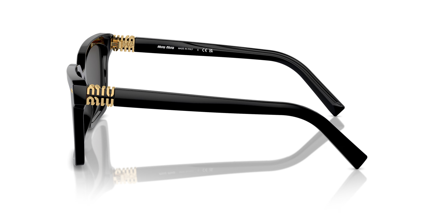 משקפי שמש מיו מיו שחור-אפור | MIU MIU MU 13ZS Black-Grey