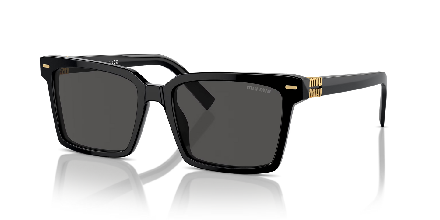 משקפי שמש מיו מיו שחור-אפור | MIU MIU MU 13ZS Black-Grey