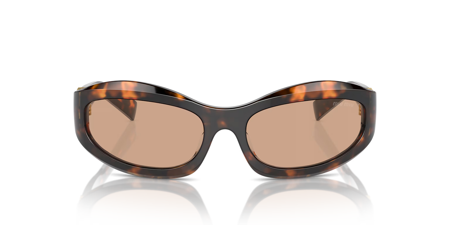 משקפי שמש מיו מיו צב-חום | MIU MIU MU 14ZS Tortoise-Brown