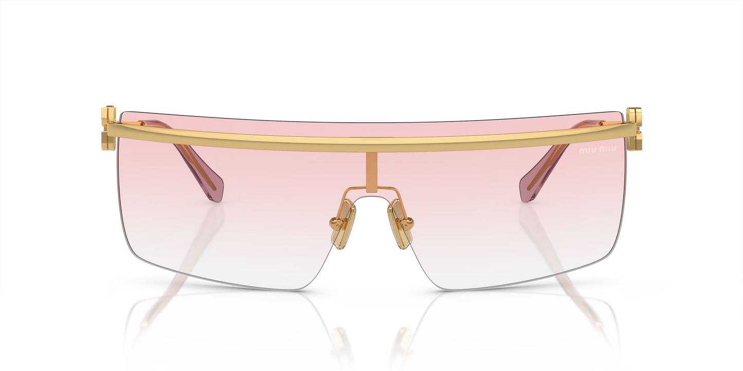 משקפי שמש מיו מיו זהב-ורוד | MIU MIU MU 50ZS Gold-Pink