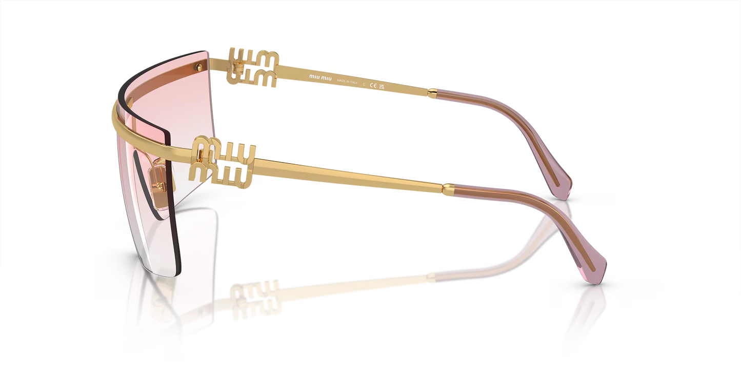 משקפי שמש מיו מיו זהב-ורוד | MIU MIU MU 50ZS Gold-Pink
