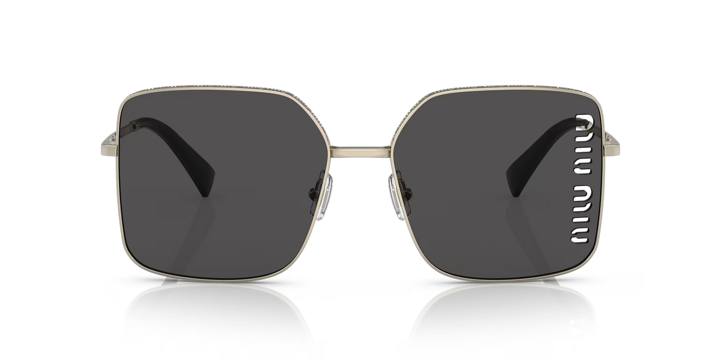 משקפי שמש מיו מיו זהב-אפור | MIU MIU MU 51YS Gold-Grey