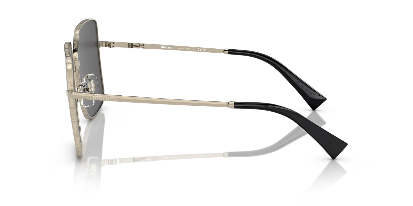 משקפי שמש מיו מיו זהב-אפור | MIU MIU MU 51YS Gold-Grey