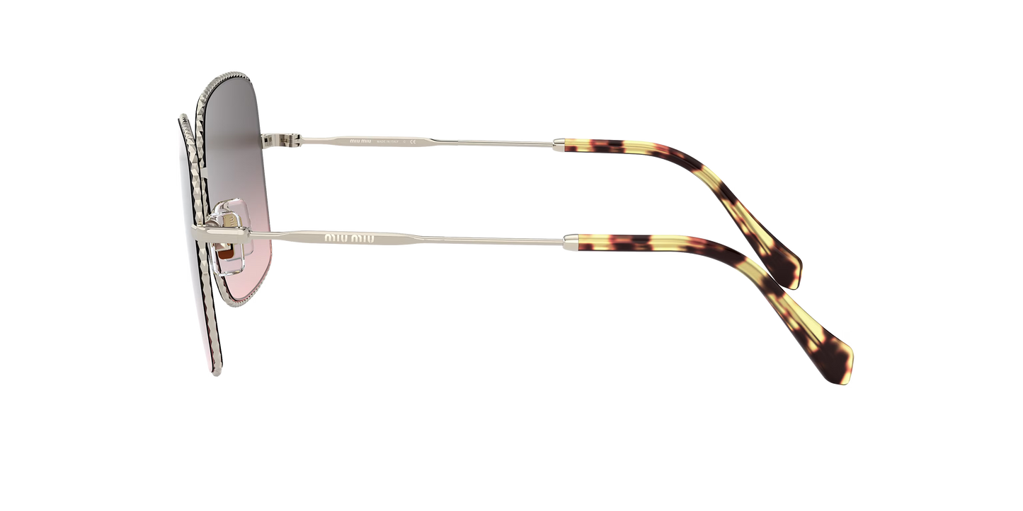 משקפי שמש מיו מיו זהב-אפור | MIU MIU MU 61VS Gold-Grey