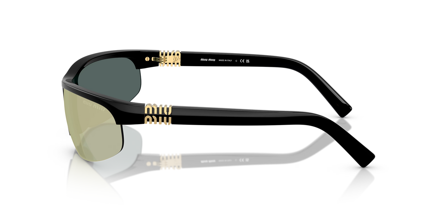משקפי שמש מיו מיו שחור-אפור | MIU MIU MU A02S Black-Grey