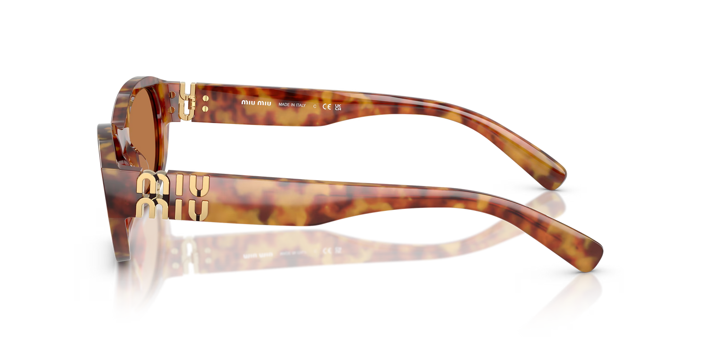 MIU MIU MU A03S Brown-Brown Sunglasses