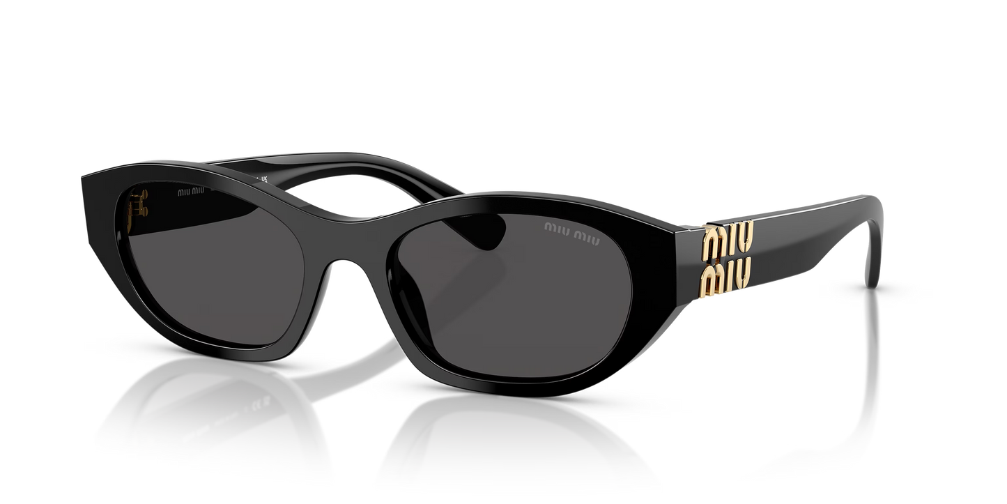 משקפי שמש מיו מיו שחור-אפור | MIU MIU MU A03S Black-Grey