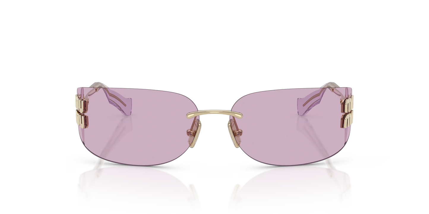 משקפי שמש מיו מיו זהב-ורוד | MIU MIU MU A51S Gold-Pink