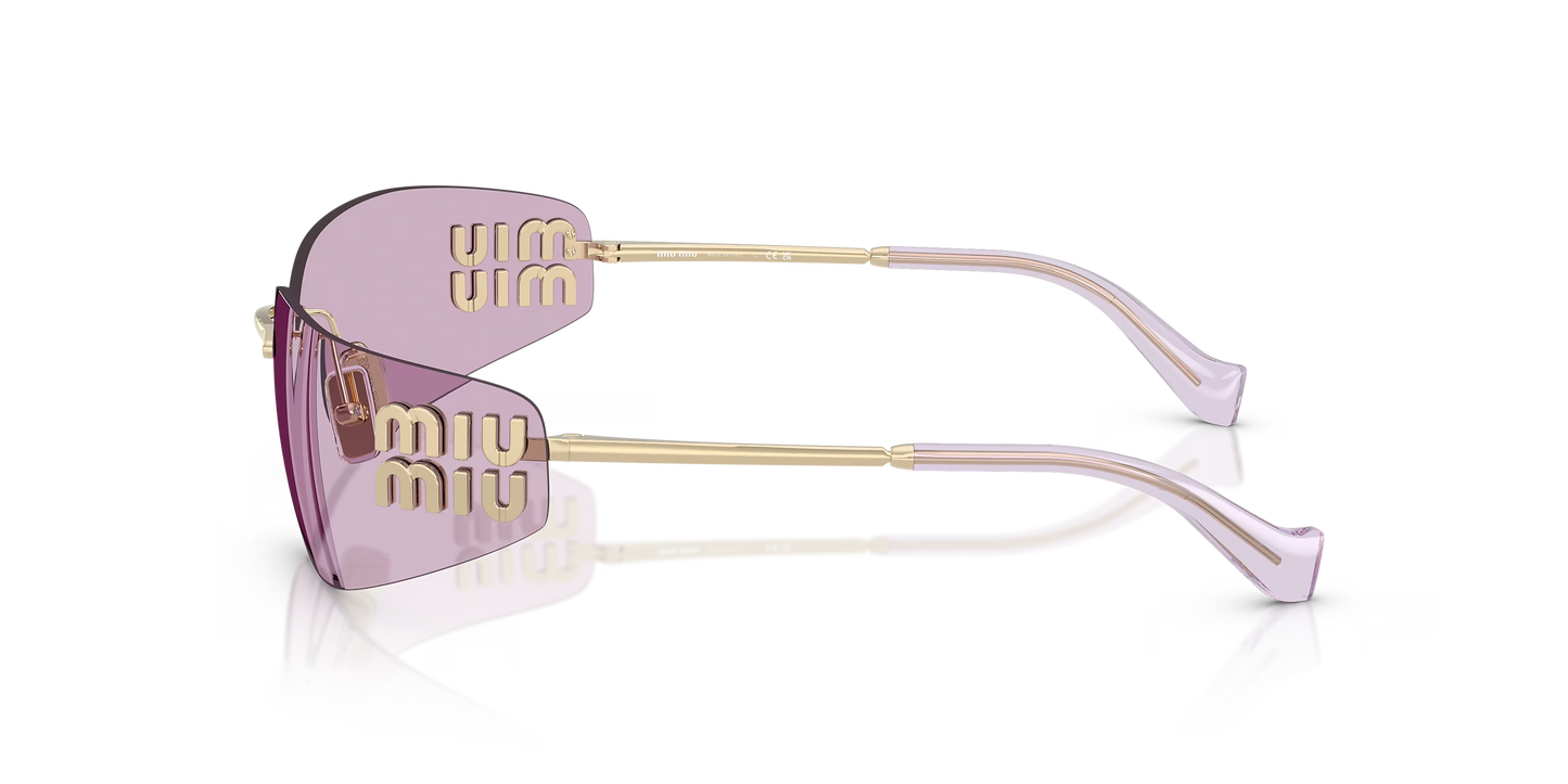 משקפי שמש מיו מיו זהב-ורוד | MIU MIU MU A51S Gold-Pink