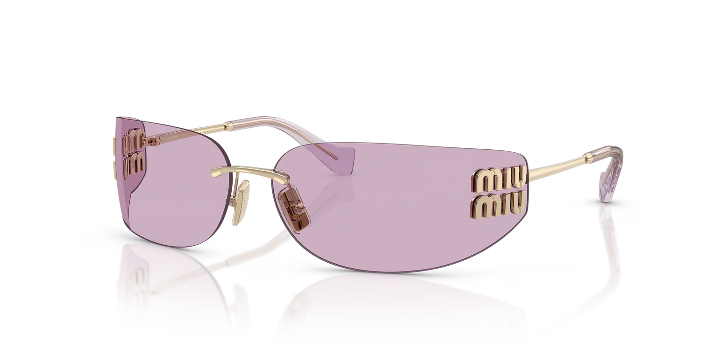 משקפי שמש מיו מיו זהב-ורוד | MIU MIU MU A51S Gold-Pink