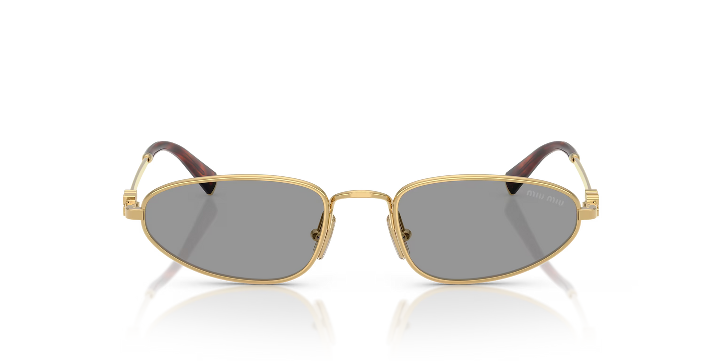 משקפי שמש מיו מיו זהב-אפור | MIU MIU MU A52S Gold-Grey