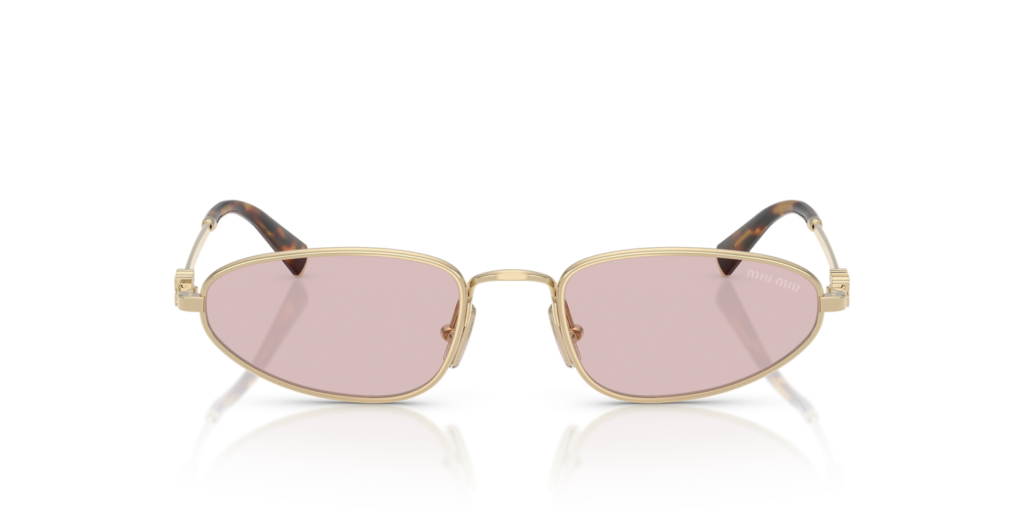 משקפי שמש מיו מיו זהב-ורוד | MIU MIU MU A52S Gold-Pink