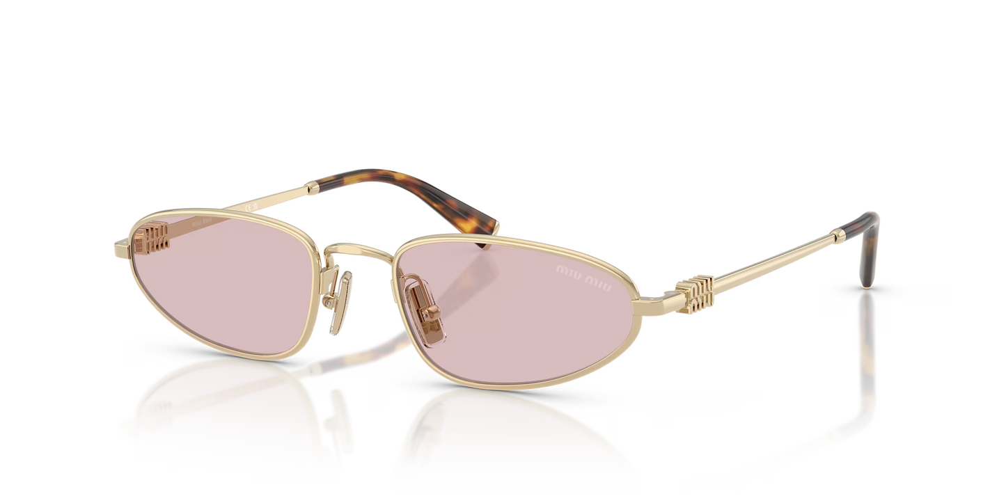 משקפי שמש מיו מיו זהב-ורוד | MIU MIU MU A52S Gold-Pink