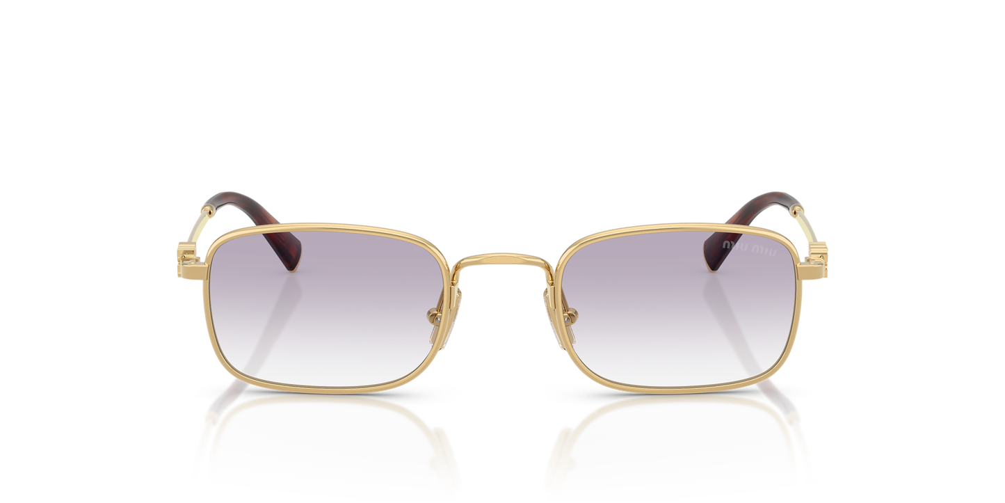 משקפי שמש מיו מיו זהב-אפור | MIU MIU MU A53S Gold-Grey