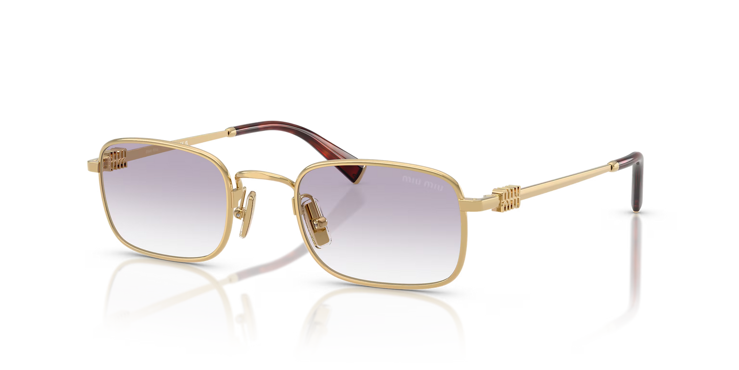 משקפי שמש מיו מיו זהב-אפור | MIU MIU MU A53S Gold-Grey