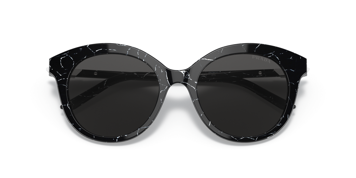 Prada Sunglasses Black Marble-Dark Grey | PRADA PR 02YS Black Marble-Dark Grey