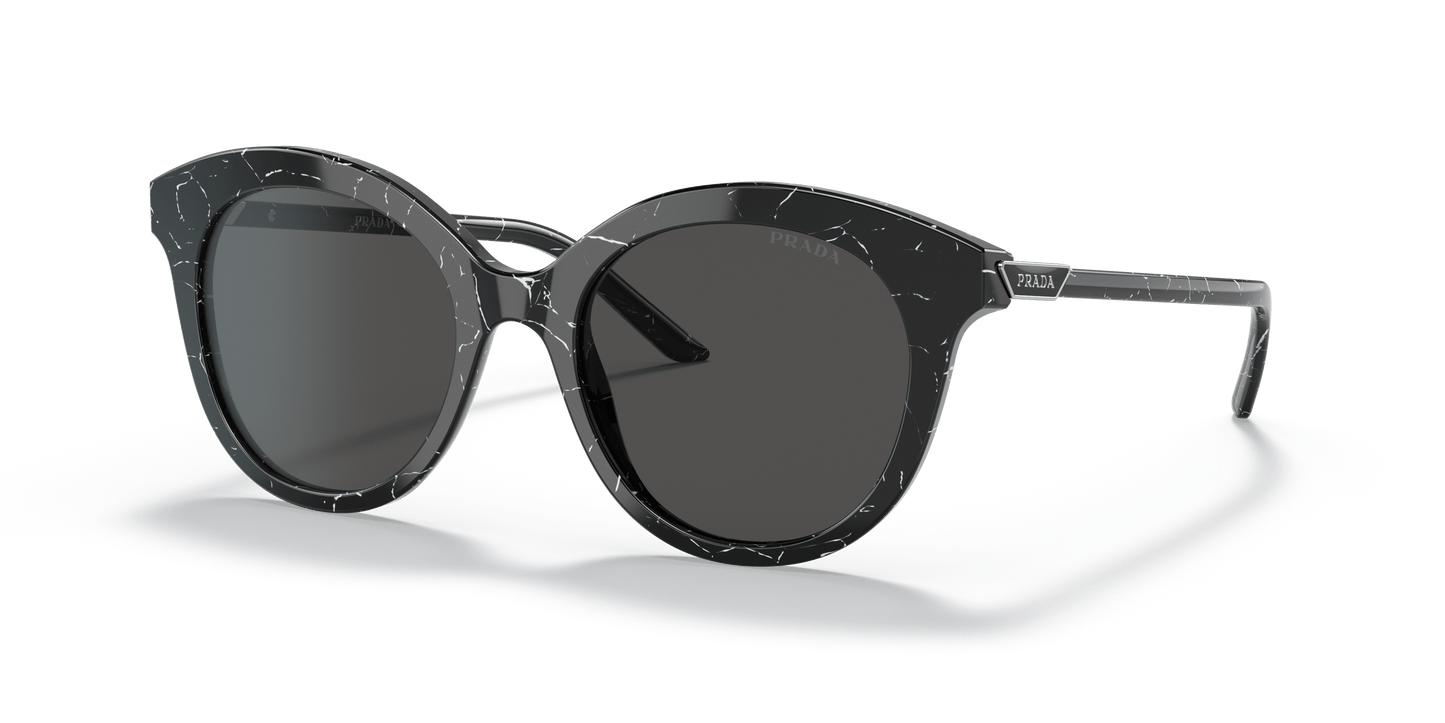 Prada Sunglasses Black Marble-Dark Grey | PRADA PR 02YS Black Marble-Dark Grey