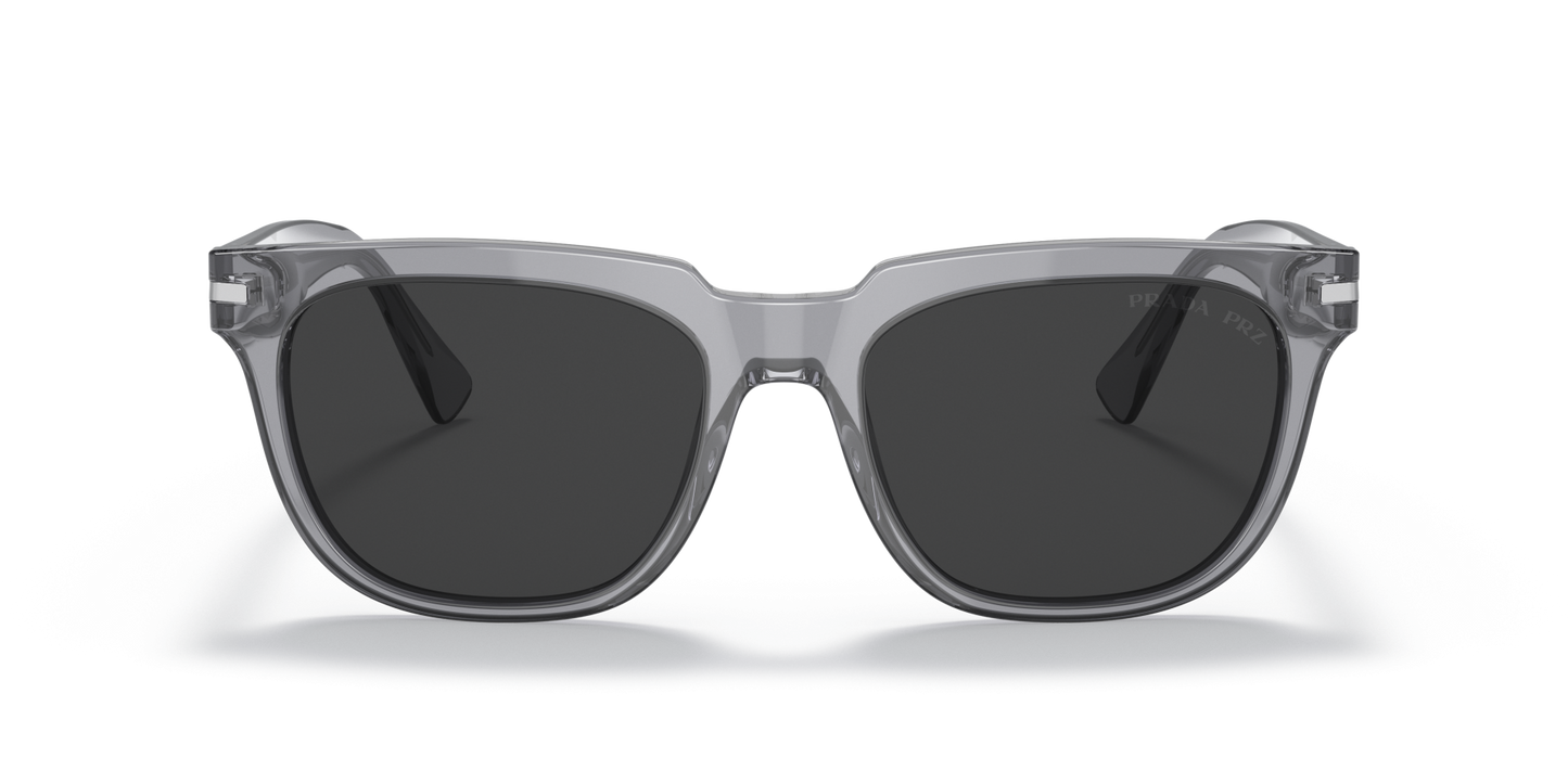 Prada PR 04YS Transparent Grey-Polarized Black Sunglasses