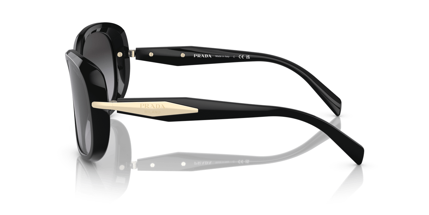 Prada Sunglasses Black-Grey Gradient | PRADA PR 04ZS Black-Grey Gradient