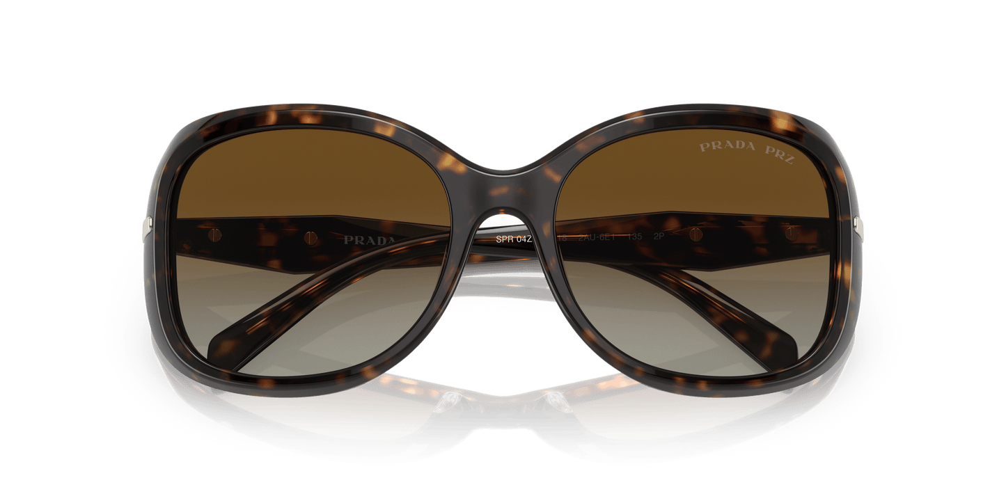 Prada Sunglasses Tortoise-Polar Brown Gradient | PRADA PR 04ZS Tortoise-Polar Brown Gradient