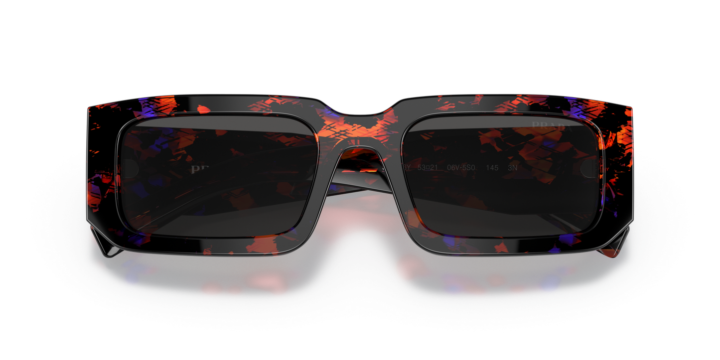 משקפי שמש פראדה אבסטרקט כתום-אפור כהה | PRADA PR 06YS Abstract Orange-Dark Grey
