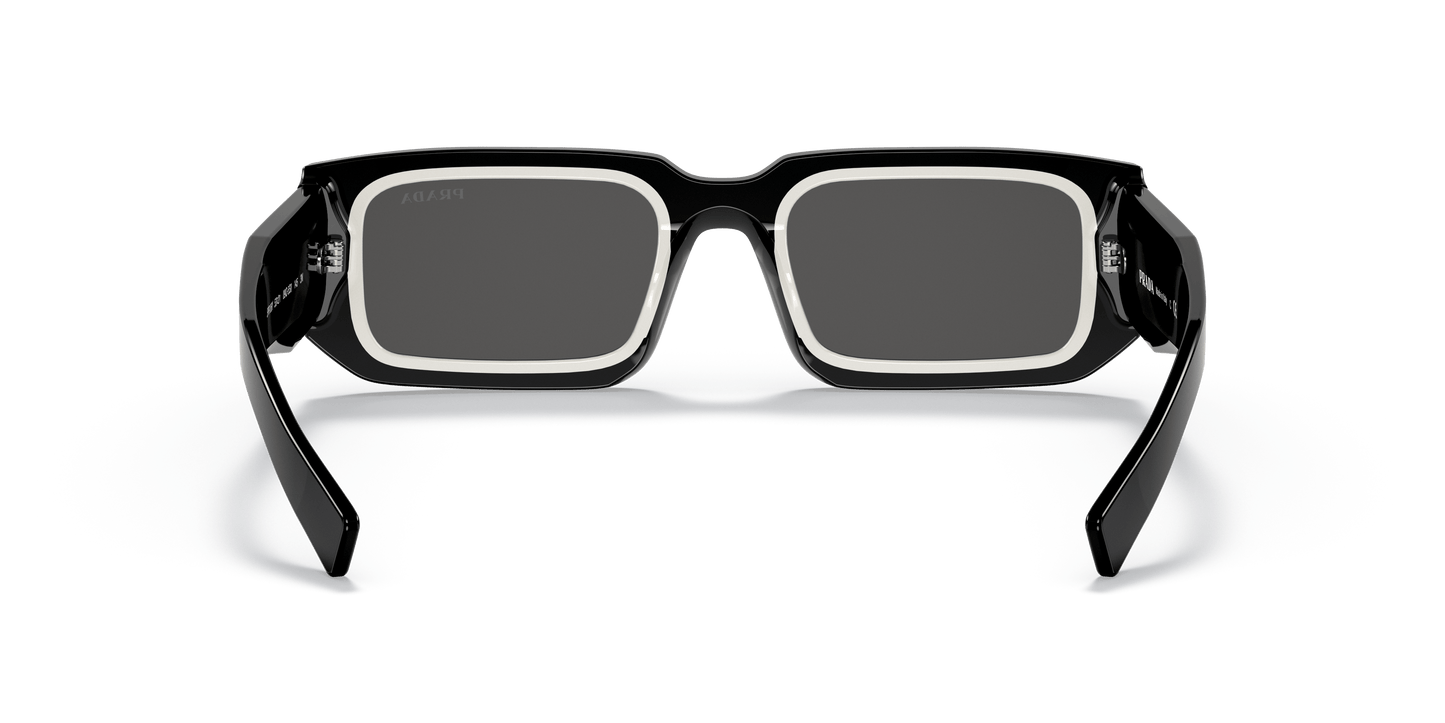 Prada Sunglasses Black/White-Dark Grey | PRADA PR 06YS Black/White-Dark Grey